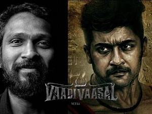 And bang! Stunning TITLE LOOK of VAADIVAASAL is here! Don't miss!