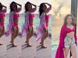 Tamannaah Bhatia sets Internet on fire with her pink bikini from her Maldives vacation