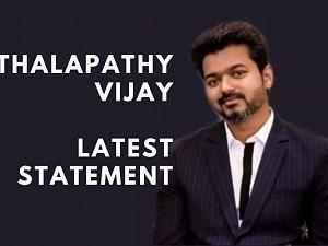 Thalapathy Vijay latest message to fans ahead of Master and his bday