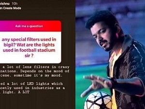 Thalapathy Vijay’s Bigil cinematographer GK Vishnu reveals unknown football scene secret