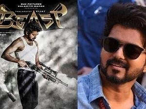Thalapathy Vijay's MASS avatar in BEAST has celebrities pouring in wishes; Fans super excited