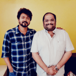 The conversation between the superstars... - Popular producer tweets about Thalapathy Vijay's interaction with a leading star!