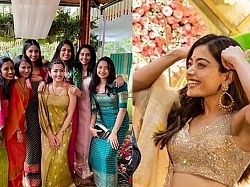 OMG! What a beautiful bride she is... - Rashmika on cloud nine post her friend's wedding!