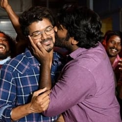 Vijay and Vijay Sethupathi in a tight embrace; the picture we all have been waiting for!