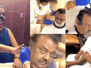 VIDEO: Vijayakanth's wife Premalatha becomes his lockdown stylist | See video