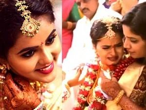 New bride in town actress Chaitra Reddy’s viral emotional wedding video! Watch!