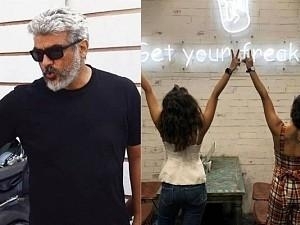 Yashika Aannand to release the common dp for Ajith’s birthday