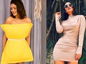 Young actress Payal Rajput stuns with her Newspaper attire after the trending Pillow Challenge