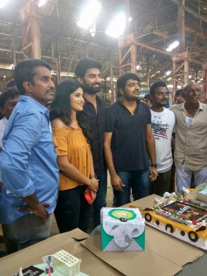 Actor Atharvaa Birthday Celebrations With Boomerang Movie Team