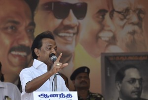DMK and other opposition parties protest against dilution of the SC/ST