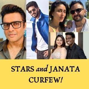 How top celebrities and stars take on Janta Curfew today? See here!